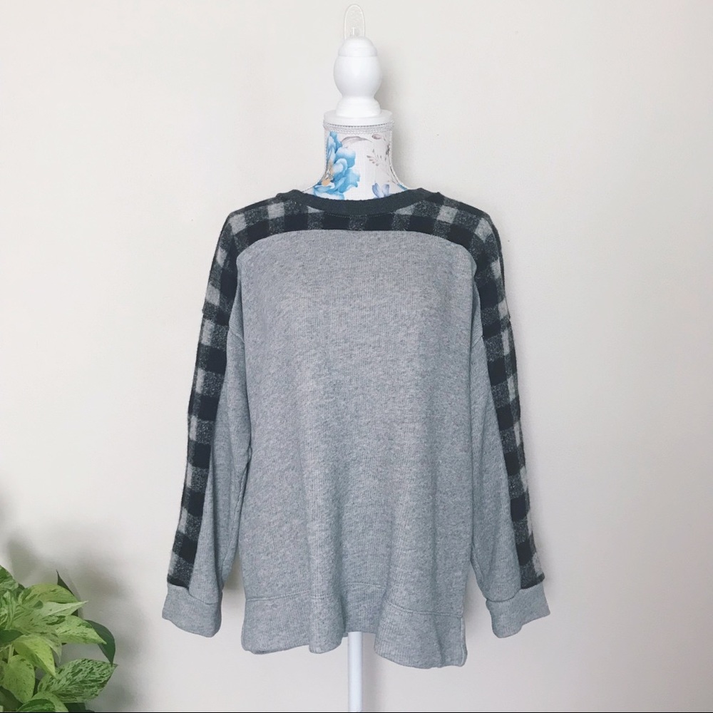 Madewell Buffalo Plaid Sweater